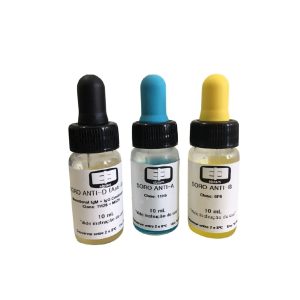 1.-Antissoro do Banco de Sangue (detetar grupos sanguíneos)