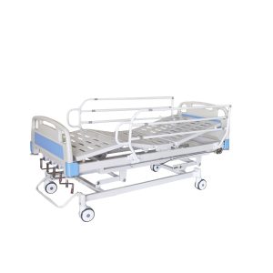 Cama de hospital de quatro manivelas